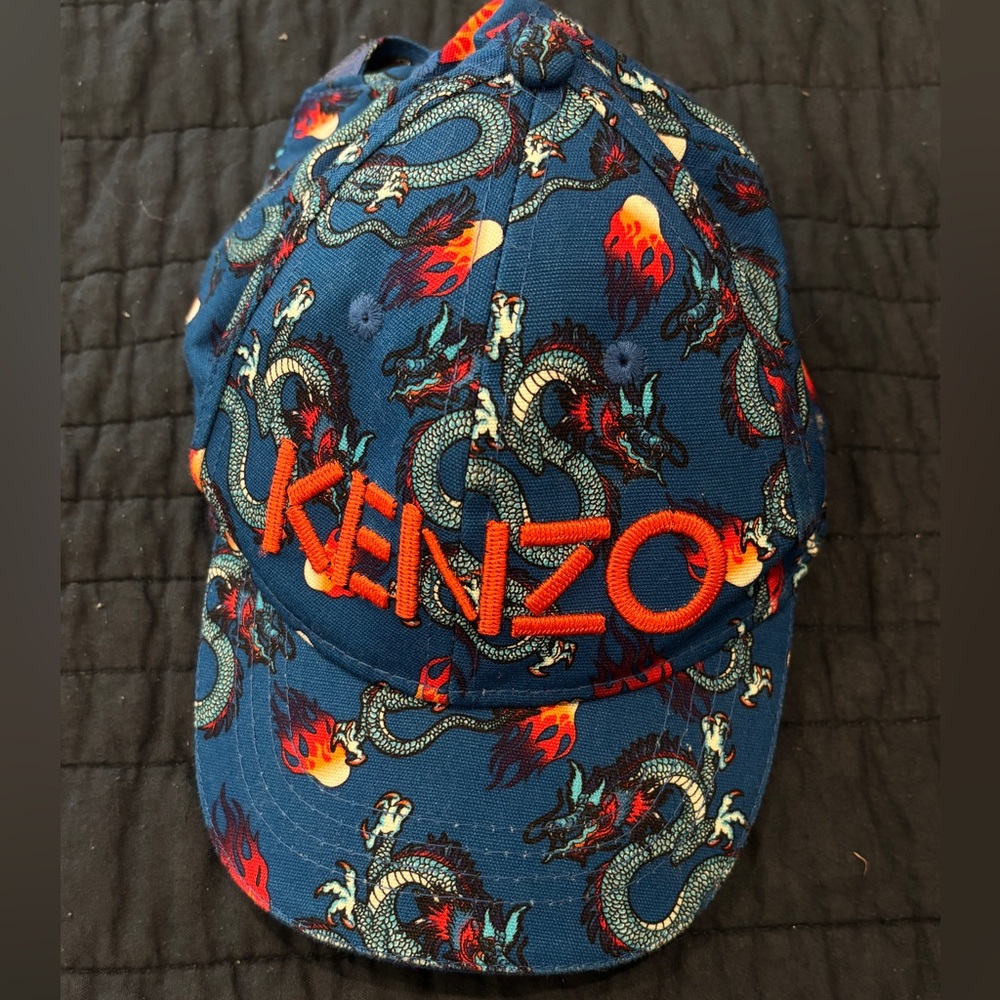 Kenzo Kids Navy Dragon Hat